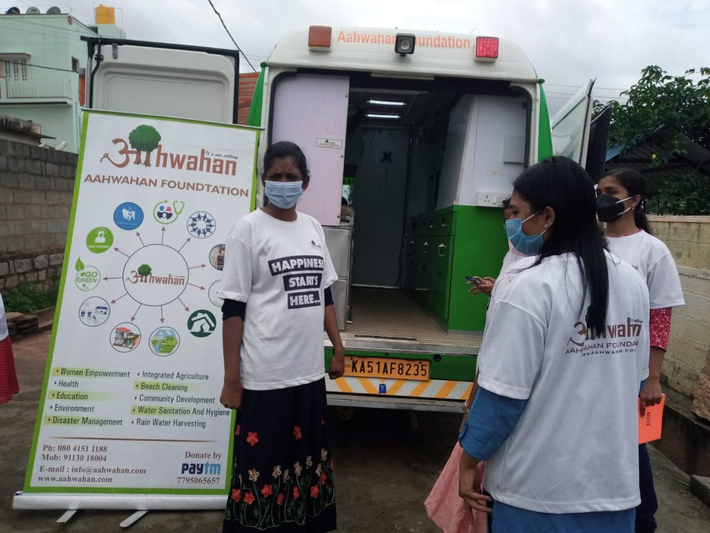 Health on Wheels run by Aahwahan Foundation