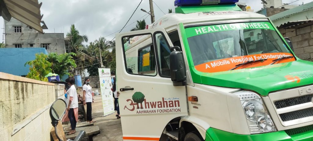 Health on Wheels run by Aahwahan Foundation