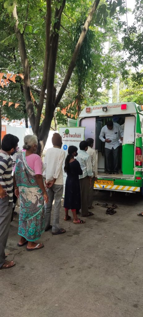 Health on Wheels run by Aahwahan Foundation